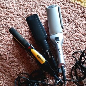 Conair Flat Iron Hair Bundle of 3 Tools